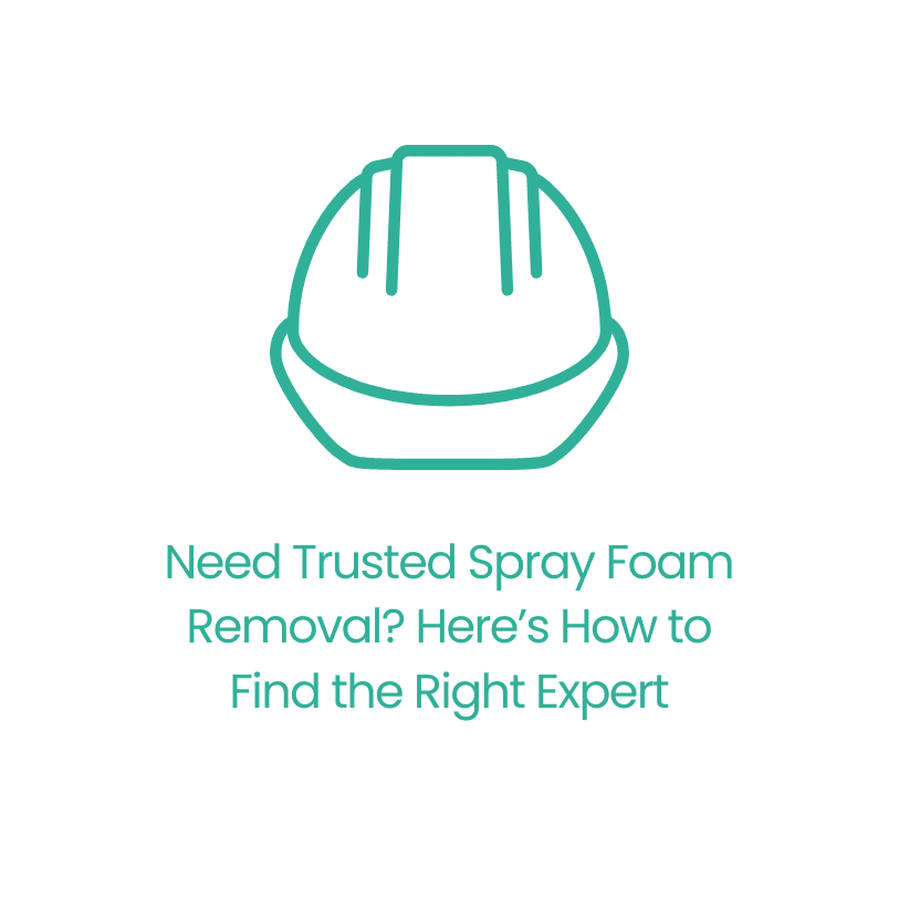 spray foam removal